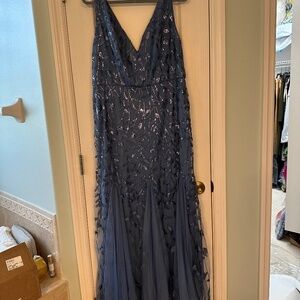 Periwinkle Blue Sequin Formal